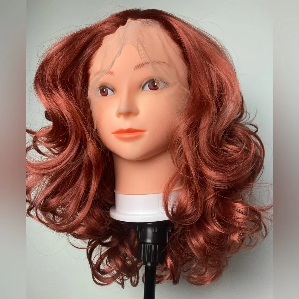 Copper Red Wig,Ginger Lace Front Wig